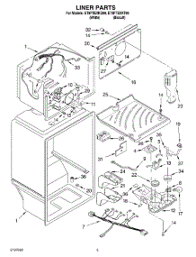03 - Liner parts for Whirlpool Refrigerator ET8FTEXKQ00 from AppliancePartsPros.com
