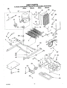 09 - Unit parts for Whirlpool Refrigerator ED25CQXHN03 from AppliancePartsPros.com