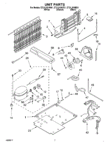 04 - Unit parts for Whirlpool Refrigerator ET21LKXHB01 from AppliancePartsPros.com