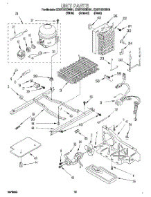 09 - Unit parts for Whirlpool Refrigerator ED27DSXDB01 from AppliancePartsPros.com