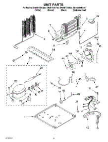 05 - Unit parts for Whirlpool Refrigerator GR2SHTXKS00 from AppliancePartsPros.com