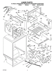 02 - Liner parts for Whirlpool Refrigerator GR2SHKXKQ00 from AppliancePartsPros.com