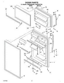 02 - Door parts for Whirlpool Refrigerator ET8MTMXKQ00 from AppliancePartsPros.com