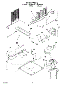 04 - Unit Parts parts for Whirlpool Refrigerator ET8MTKXKT00 from AppliancePartsPros.com