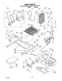 09 - Unit parts for Whirlpool Refrigerator ED5FTGXKT00 from AppliancePartsPros.com