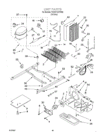 09 - Unit parts for Whirlpool Refrigerator 7ED20TQXFW05 from AppliancePartsPros.com