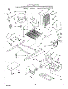 09 - Unit parts for Whirlpool Refrigerator GS5SHGXKT00 from AppliancePartsPros.com
