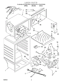 03 - Liner parts for Whirlpool Refrigerator ET21CKXHT01 from AppliancePartsPros.com