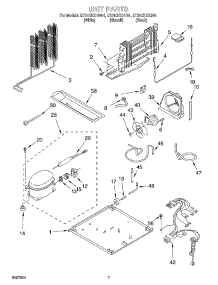 04 - Unit parts for Whirlpool Refrigerator ET21CKXHB01 from AppliancePartsPros.com