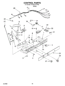 12 - Control, Optional parts for Whirlpool Refrigerator 7GD22DFXFW03 from AppliancePartsPros.com
