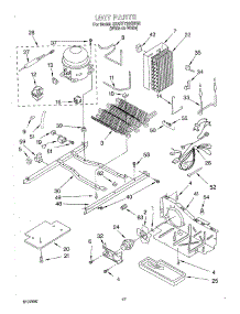 10 - Unit parts for Whirlpool Refrigerator 3XART730GW02 from AppliancePartsPros.com