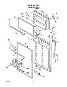 02 - Door parts for Whirlpool Refrigerator ST18PKXJW01 from AppliancePartsPros.com