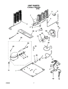 04 - Unit parts for Whirlpool Refrigerator ST18PKXJW01 from AppliancePartsPros.com