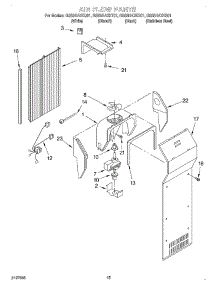 09 - Air Flow parts for Whirlpool Refrigerator GS6SHAXKS01 from AppliancePartsPros.com