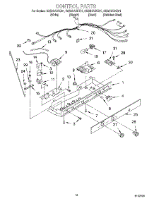 10 - Control parts for Whirlpool Refrigerator GS6SHAXKS01 from AppliancePartsPros.com