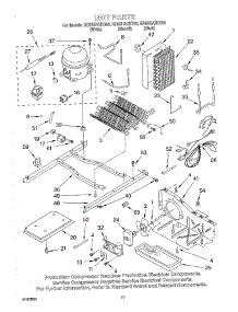 11 - Unit parts for Whirlpool Refrigerator GD5SHAXKB00 from AppliancePartsPros.com