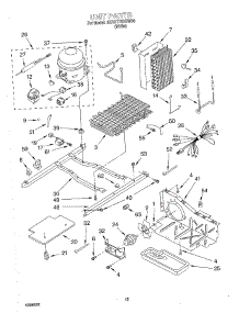 10 - Unit parts for Whirlpool Refrigerator 3XART732GW00 from AppliancePartsPros.com