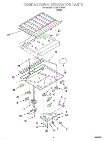 03 - Compartment Separator parts for Whirlpool Refrigerator CT12NCXJW00 from AppliancePartsPros.com