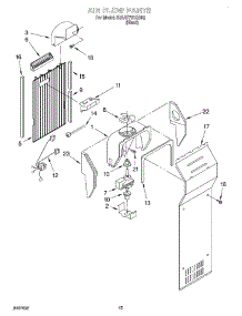 08 - Air Flow parts for Whirlpool Refrigerator 3XART731GB02 from AppliancePartsPros.com