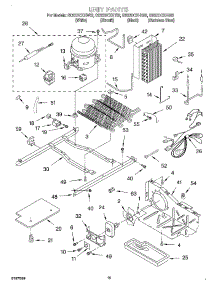 10 - Unit parts for Whirlpool Refrigerator GD22DCXHB02 from AppliancePartsPros.com