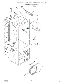 02 - Refrigerator Liner parts for Whirlpool Refrigerator 3XART732GW01 from AppliancePartsPros.com