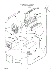11 - Icemaker parts for Whirlpool Refrigerator 3XART732GW01 from AppliancePartsPros.com