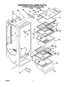 02 - Refrigerator Liner parts for Whirlpool Refrigerator 8ED20TKXFN02 from AppliancePartsPros.com