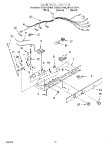 08 - Control, Optional parts for Whirlpool Refrigerator ED20TKXFT05 from AppliancePartsPros.com