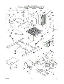 07 - Unit parts for Whirlpool Refrigerator ED20TKXFN05 from AppliancePartsPros.com