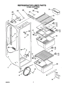 02 - Refrigerator Liner parts for Whirlpool Refrigerator 3XART710GW01 from AppliancePartsPros.com