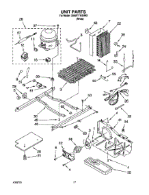 10 - Unit parts for Whirlpool Refrigerator 3XART710GW01 from AppliancePartsPros.com