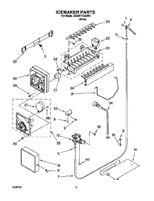 11 - Icemaker, Optional parts for Whirlpool Refrigerator 3XART710GW01 from AppliancePartsPros.com