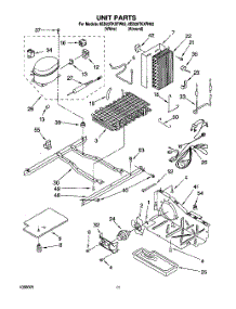 07 - Unit parts for Whirlpool Refrigerator 8ED20TKXFN02 from AppliancePartsPros.com