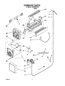 11 - Icemaker parts for Whirlpool Refrigerator 7GD22DFXFW02 from AppliancePartsPros.com