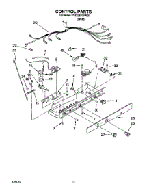 12 - Control, Optional parts for Whirlpool Refrigerator 7GD22DFXFW02 from AppliancePartsPros.com