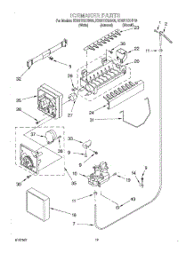 12 - Ice Maker, Optional parts for Whirlpool Refrigerator ED22TEXHT03 from AppliancePartsPros.com