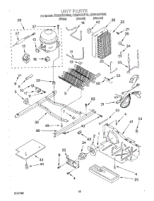 09 - Unit parts for Whirlpool Refrigerator ED22UEXHT02 from AppliancePartsPros.com