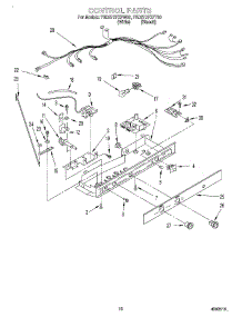 11 - Control parts for Whirlpool Refrigerator 7GD27DFXFT00 from AppliancePartsPros.com