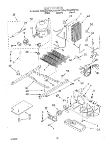 10 - Unit parts for Whirlpool Refrigerator ED22GWXFW04 from AppliancePartsPros.com