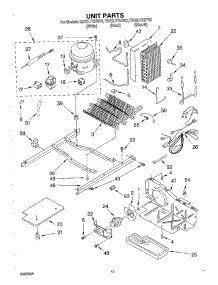 10 - Unit parts for Whirlpool Refrigerator ED22LFXHB03 from AppliancePartsPros.com