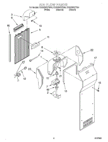 05 - Air Flow parts for Whirlpool Refrigerator ED22GWXFN04 from AppliancePartsPros.com