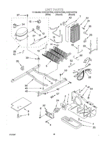 09 - Unit parts for Whirlpool Refrigerator ED20TQXFT05 from AppliancePartsPros.com