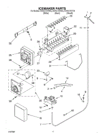 11 - Ice Maker parts for Whirlpool Refrigerator ED22LFXHT03 from AppliancePartsPros.com