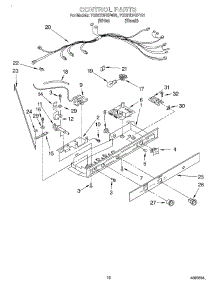 11 - Control parts for Whirlpool Refrigerator 7GD27DFXFW01 from AppliancePartsPros.com