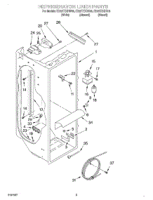 02 - Refrigerator Liner parts for Whirlpool Refrigerator ED22TEXHN03 from AppliancePartsPros.com