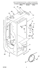 02 - Refrigerator Liner parts for Whirlpool Refrigerator ED22PEXHB03 from AppliancePartsPros.com