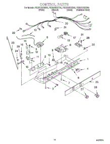 10 - Control parts for Whirlpool Refrigerator 7GD27DIXHW00 from AppliancePartsPros.com