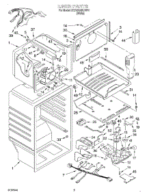 03 - Liner parts for Whirlpool Refrigerator 2ET18GMXJW01 from AppliancePartsPros.com
