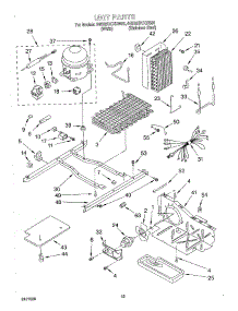 09 - Unit parts for Whirlpool Refrigerator 6GD25DCXHS00 from AppliancePartsPros.com