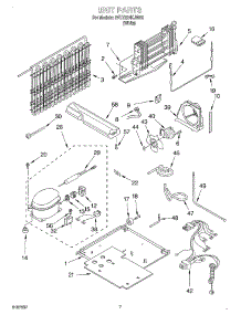 04 - Unit parts for Whirlpool Refrigerator 2VET22NKJW00 from AppliancePartsPros.com